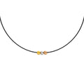 PT302B B.Tiff Triolette Pendant Necklace [Black Chain]