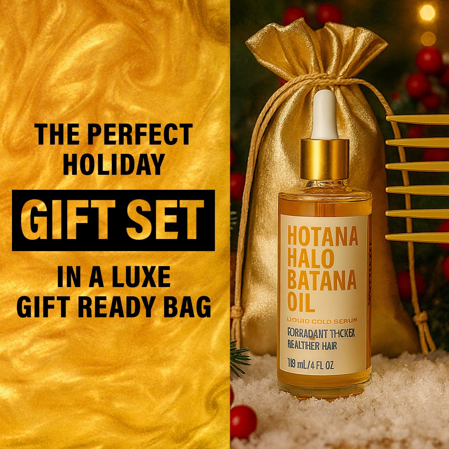 Hotana Halo Batana Oil Gift Set